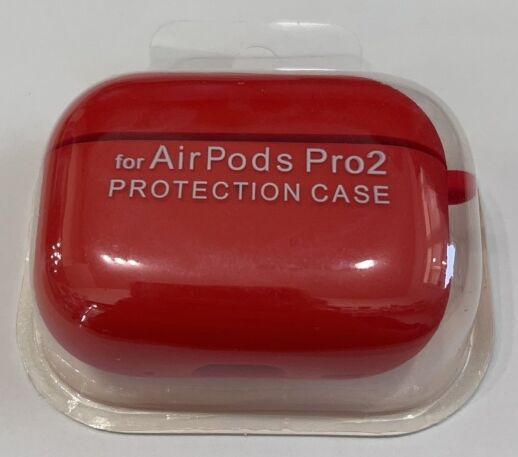 Чохол AirPods Pro 2 Full Case with Microfiber  Red 1