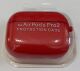 Чохол AirPods Pro 2 Full Case with Microfiber  Red 1