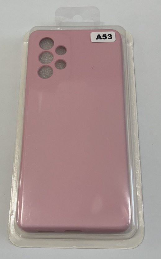 Чохол Silicone Case for Samsung A53 No Logo Pink