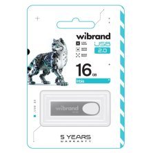USB 2.0 Wibrand Irbis 16Gb Silver