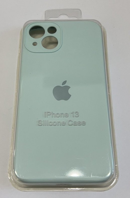 Чохол Silicone Case Copy Apple iPhone 13 Square Light Turquoise, 26