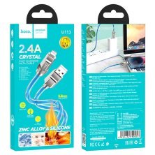 USB кабель HOCO U113 100W USB - Lightning СИНІЙ