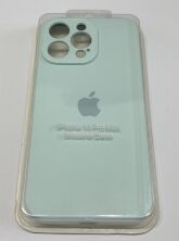 Чохол Silicone Case Copy Apple iPhone 14 Pro Max Square Light Turquoise, 26