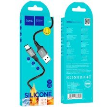 USB кабель HOCO X86 USB - Type-C, 1 метр, чорний