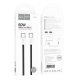 USB-C кабель HOCO X104 60W 1 МЕТР Type-C - Type-C ЧОРНИЙ