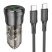 Автомобільний зарядний пристрій BOROFONE BZ25 TYPE-C PD 38W / USB QC3.0 + кабель TYPE-C - TYPE-C, чорний