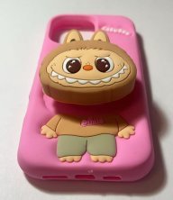 Silicone Labubu Smile Apple iPhone 13 ProMax Lavender 6