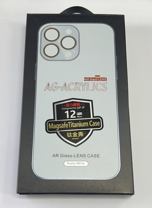 Чехол AG-ACRYLICS  Magsafe for Apple Iphone 12 ProMax Black Titanium