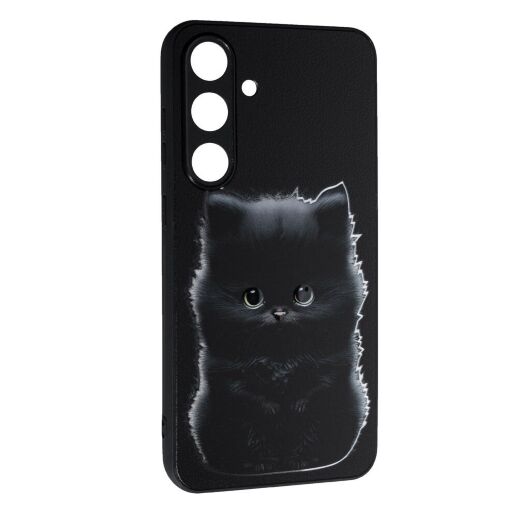 Накладка Fashion Mix для Samsung S25 Black Cat