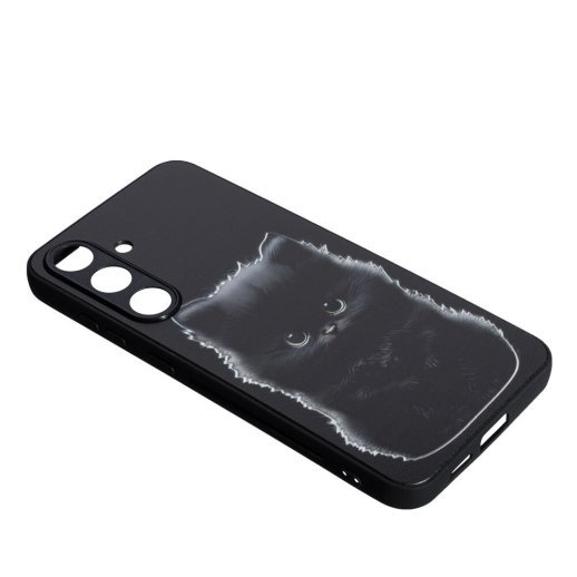 Накладка Fashion Mix для Samsung S25 Black Cat