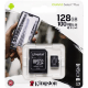 Карта Памяти Kingston MicroSDHC (UHS-3) 128gb 10 Class & Adapter  глюк
