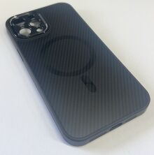 Case Carbone Shield Magsafe  for Apple Iphone 12 ProMax Black