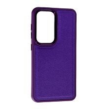 Накладка Leather Case для Samsung S24 Violet