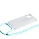Силікон Transparent Case with Rope для Apple iPhone 13/14 Green