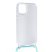 Силікон Transparent Case with Rope для Apple iPhone 13/14 Green