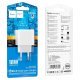 Мережевий зарядний пристрій HOCO CS12A QC3.0 USB 18W, БІЛИЙ