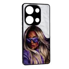 Накладка Prisma Ladies New для Xiaomi Redmi Note 13 Pro (4G) /Poco M6 Pro (4G) Purple glasses