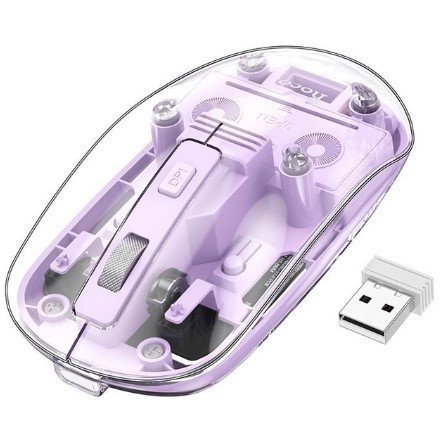 Мишка бездротова HOCO GM29 Mysterious dual-mode, romantic purple