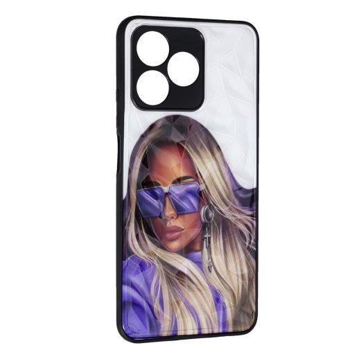 Накладка Prisma Ladies New для Realme Note 50 Purple glasses