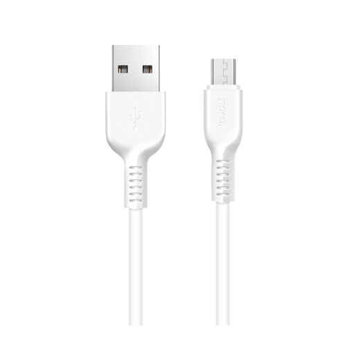 USB кабель HOCO X20 USB - micro USB 2.4A 3 метри, білий