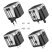 Універсальний мережевий адаптер AC5 Level Dual Port з 2 USB, чорний