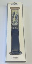 Ремінець для Apple Watch Leather Print 42/44mm Blue