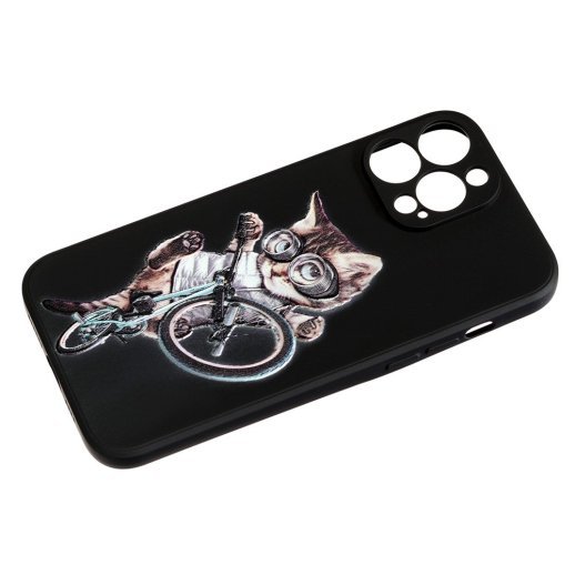 Силіконовий чохол Case Art для Apple iPhone 13 Pro Max Black