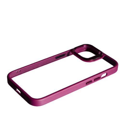 Чохол Easoncase Metal Holder (with Camera Protect) для Apple iPhone 15 Bordo