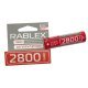 Акумулятор Rablex 18650 Li-Ion ICR18650 2800mAh TipTop 3.7V червоний в упаковці з ЗАХИСТОМ
