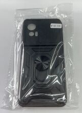 Armor Case With Curtain for Motorola Edge 30 Neo Чорний