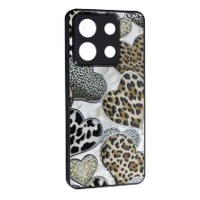 Накладка Fashion Mix для Xiaomi Redmi Note 13 Pro (5G) / Poco X6 Leopard Hearts