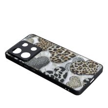 Накладка Fashion Mix для Xiaomi Redmi Note 13 Pro (5G) / Poco X6 Leopard Hearts