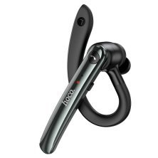 Бездротова Bluetooth-моно-гарнітура HOCO S19 Heartful з ENC (покращення голосу під час дзвінків), metal gray