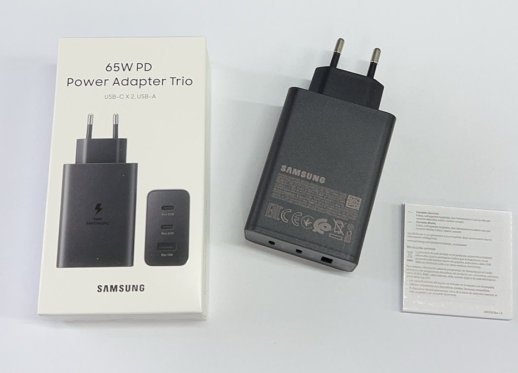 Сетевое Зарядное Устройство Samsung 65W (EP-T6530NBEGEU) in Box HQ Black