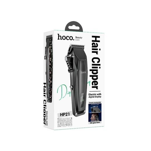 Електрична машинка для стрижки HOCO HP21, ЧОРНИЙ