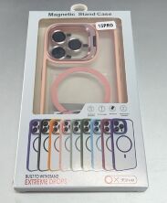 Чехол Magnetic Stand and Magsafe Apple Iphone 15 Pro Black